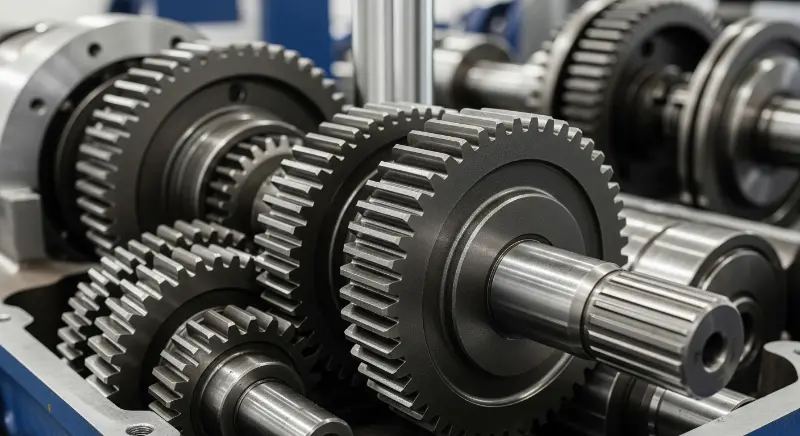 Medium-duty gears and spindles